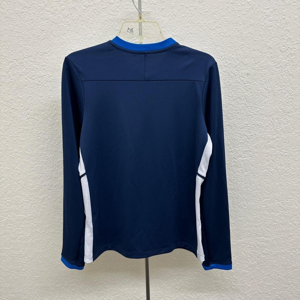 Nike Dri-FIT Academy Women Navy Blue Long Sleeve Soccer Training Top Medium - Picture 2 of 4